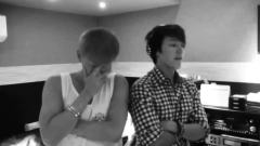 DH & EH In Recording Booth 13/07/18