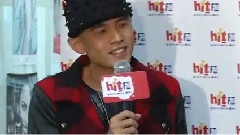 周杰伦为新专辑宣传录制HITFM大台柱记者会