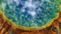 黄石公园大棱镜温泉