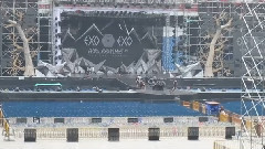 EXO重庆演唱会 现场调音中