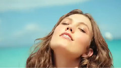 Psychedelic Music And Swimming Sexy Girl