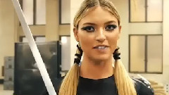 Taylor Swift - < Bad Blood > MV拍摄幕后花絮之Martha Hunt