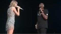 Taylor Swift - Kobe Bryant Presents Taylor Swift with Banner