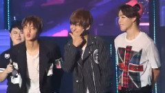 Jin & V & Jimin可爱四连拍