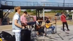 V App 盘浦汉江公园 Sunday Busking Live 15/09/19