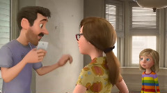 电影<头脑特工队>精彩片段之Pizza