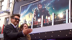 电影<钢铁侠3>英国伦敦首映礼访谈