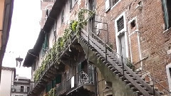 Verona Arena und der Balkon der Julia Italien Italia