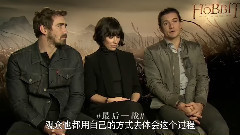 电影<霍比特人3:五军之战>精灵主创采访