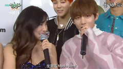 音乐银行 出演者待机室