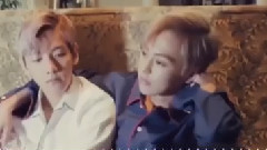 Singles官方ins公开伯贤 & XIUMIN画报拍摄花絮