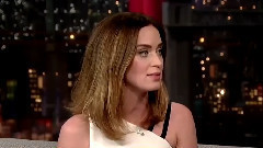 电影<魔法黑森林>艾米莉.布朗特做客<大卫深夜秀>