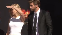 电影<饥饿游戏3:嘲笑鸟(下)>好莱坞留印