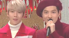 伯贤 SUHO特别MC 开场Cut - SBS 人气歌谣 15/12/20