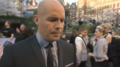 电影<泰坦尼克号>伦敦首映礼红毯采访之比利.赞恩