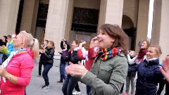 Флэшмоб в Новосибирске