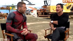 电影<死侍>片场采访主演瑞安.雷诺兹