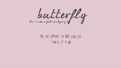 Butterfly英文翻唱