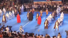 电影<星球大战:原力觉醒>迪士尼上海旅游节花车巡游