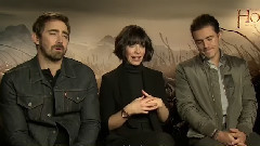 电影<霍比特人:五军之战>精灵主创采访