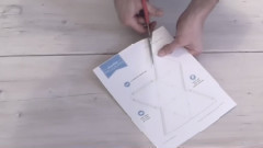 How to make geometric paper molds for candles and concrete