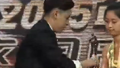 酷狗繁星颁奖盛典 符泷飞领奖