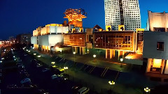 俄罗斯莫斯科风光 空中摄影