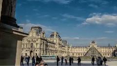 法国巴黎风光 时光流逝