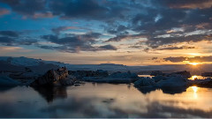 冰岛瑰丽风光 时光流逝