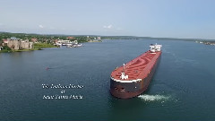 苏圣玛丽运河风光 航拍