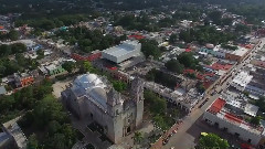 墨西哥坎昆旖旎风光 空中摄影