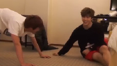 Jin and Jimin's Push-up time 2