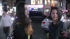 Somi and Chaeyoung(TWICE),Random Street Interview Before Sixteen