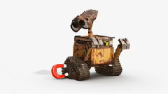 电影<机器人总动员>动画短片之Wall E与磁铁