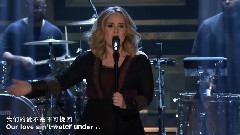 Adele - Water Under The Birdge