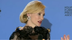 金球奖颁奖后台 布兰切特采访