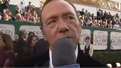 金球奖红毯 凯文.史派西专访