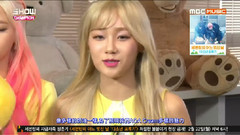 MBC Show Champion 后台采访Cut 中文字幕