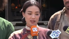 电影<健忘村>演村姑 片场曝光