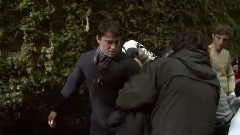 电影<迷踪:第九鹰团>拍摄直击-下