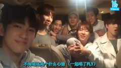 V APP人气歌谣FLY获得一位的感谢影像