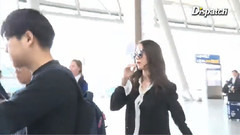 Dispatch韩国仁川机场出境 林允儿Cut