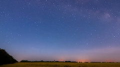 Looking at the beauty of the night sky
