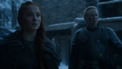 影视原声 - 电影<权力的游戏>第六季4集史塔克家族雪诺和珊莎团聚片段