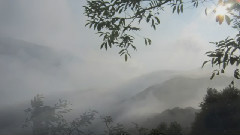 银河烟雨挂庐山