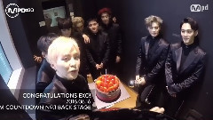 M!Countdown EXO一位庆祝视频一则