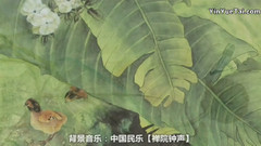 精品工笔国画欣赏 背景音乐:中国民乐 禅院钟声