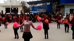 铁家磨广场舞-红红的中国