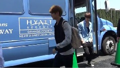 Getting Off Disneyland Shuttle