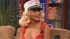 Christina Aguilera - Candyman & Interview Jay Leno
